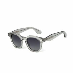 European and American Thickened Small Frame Retro Acetate Sunglasses