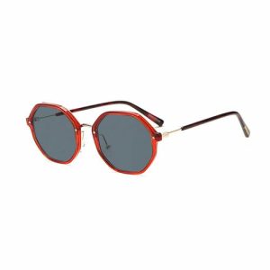 Italy Design Popular Round  Metal Sunglasses  Fashion Sun Glasses Eyeglasses Hinge Frames Summer