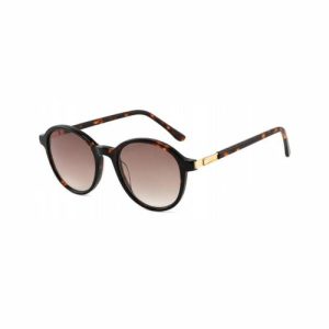High Quality Modern Round Nylon Lenses Men Acetate Sunglasses