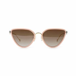 Cat Eye Popular Women Combination Acetate and Metal Sunglasses