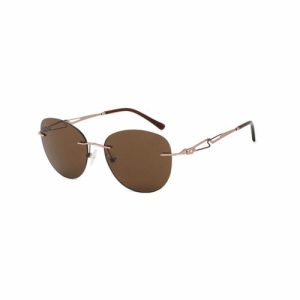 Vintage Rimless Glasses Luxury Metal Sunglasses