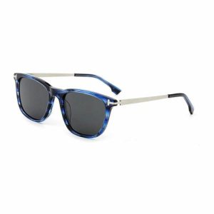 Luxury Polarized Men Fashionable Rectangle Acetate Sunglasses