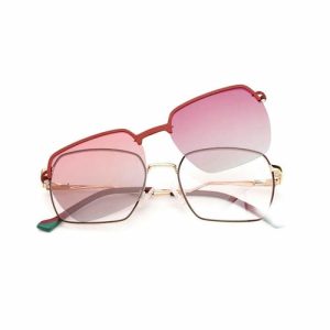 s High Quality Metal Clip On Sunglasses  Fashion Styles Optical Frame for Unisex Eyewear