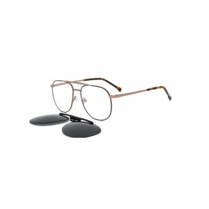 Classic Beautiful Round Metal Clip On Sunglasses