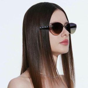 Europe Popular Style  Fashion Sunglasses Custom Outdoor Metal +Nylon Lenses Triangle Fashion Sunglasses  Metal Logo Polarized Sunglass