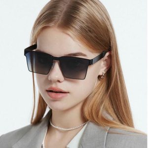 Square Nylon Lenses Polarized Metal  Sunglasses lentes de sol Fashion Outdoors Summer Sun glasses