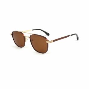 Round Luxury Elegant Metal Sunglasses