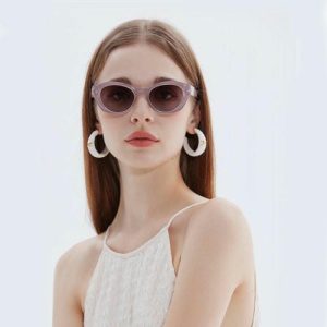 Round  Retro Ladies Personality  Popular  Factory Custom Fram High Quality Replicas Sun Glasses Outdoor Designer Women Sunglasses