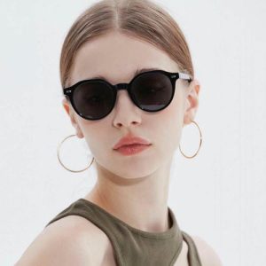Custom Fashion Sunglasses Women Sunglass Tac Polarized Lenses Gray Clear PC Frame Sunglasses Luxury Sunglass
