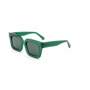 Luxury Square Shape Acetate Men??s Classical High Quality Sunglasses