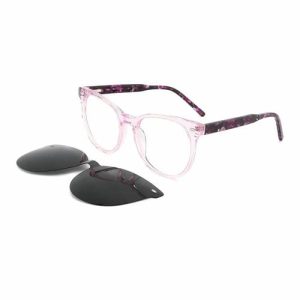 Polarized UV400 Women Clip on Glasses Sun Frame Polarized Acetate Clip on Sunglasses Gafas de sol gafas