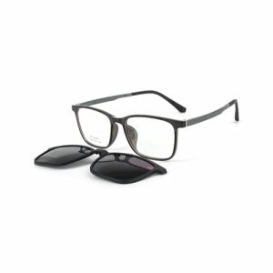 Classic Square Shape for Men and Women ??-Ultem Clip On Sunglasses