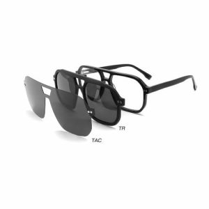 Hot Selling est Fashion High Quality Acetate Clip on Polarized Custom Women Unisex Sunglasses gafas de sol