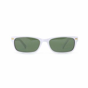 Polarized Fashionable Rectangle High-Quality Eyeglasses Acetate Women Sunglasses