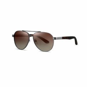 Hot Shape Fashion Cheap Luxury Trendy Polarized Men Metal Sunglasses