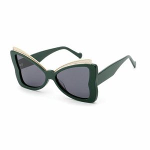 Butterfly Shape Frame Unisex Acetate Sunglasses
