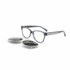 est High Quality Retro Round Shape Clip on Sunglasses