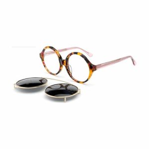 Premium  Arrive Italy Design Acetate Clip on Sunglasses with Good Quality Optical Frames Hinge Frames