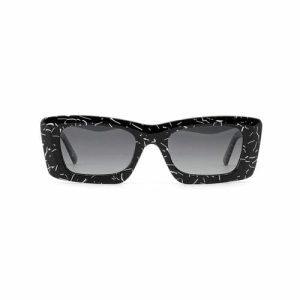 Stylish  High-End Rectangle Unisex Acetate Sunglasses