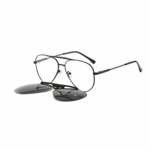 in Stock  Customerized Metal  Clip on Sunglasses for Men Women Polarized Adult