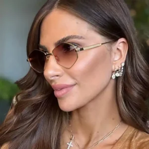 1668 Diamond-Shaped Polygonal Small Frame Trend Sunglasses