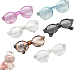 17cm Doll Accessories Sitting Party Doll Accessories Black Frame Sunglasses Glasses Gift for Sale