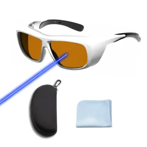 200-460nm UV Violet Laser Glasses Acrylic Protective Lens Goggle Style Silicone Eye Guard Purple Eye Protection