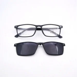 22204 Factory Direct Sales Plastic Steel Material Magnetic Full Rim Eyeglasses for Reading Glasses Europe