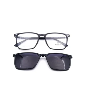22207 Lightweight Geometric Pattern Full-Frame Youth Daily Wear Unisex Polarized Magnetic Mirror Set