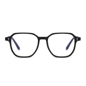 23010 Acetate Titanium Retro Eyeglasses Frame for Optical Eyeglasses