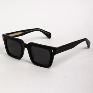 2504 Custom High Quality TAC Polarized Sun Glasses Thick Frame Vintage Square Acetate Sunglasses Women Men