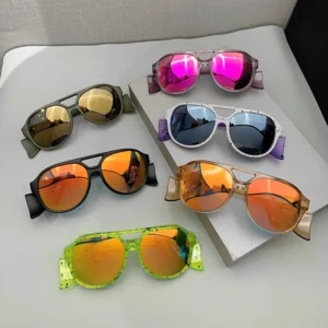 2590 Z87 Safety Sunglasses Custom Logo Retro Outdoor Men Women UV400 Sports Polarized Sun Glasses