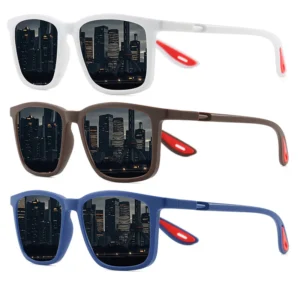 2801 Polarized UV400 Sports Eyewear Sunglasses for Driving Outdoor Fishing Cycling Hiking Bicycle Sun Protection