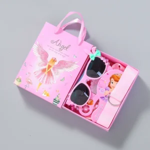 28PCS Box Princess Cute SoftComb Sunglass Gift Box Sweet Girl Baby Jewelry Hair Accessories Hairpin Hair Clip for Women