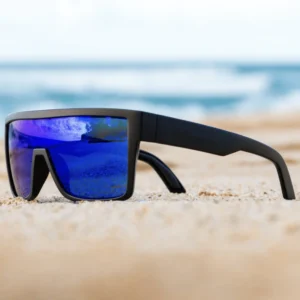 3411 New Fashion Frames One Piece Polarized Lens Custom Logo Z87.1 Safety Shades Trendy Retro Sunglasses Women Men