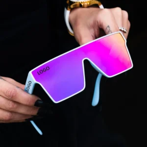 3522 Fashion TR90 Frames Oversized Vintage Polarized Lenses Shades UV400 Custom Logo Mirror Sunglasses Women Men