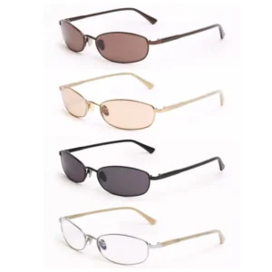 3611 Retro Small Oval Metal Sunglasses for Men Women Vintage Punk Sun Glasses UV400 Shades