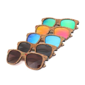5610 Wooden Mirror Lenses Men Classic Polarized Acetate Sunglasses Manufacturer Supplier Custom Logo