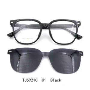 59210 Clip on Glasses 2 in 1 Magnetic Clip on (Extra Lenses Available Yellow & Red) Unisex