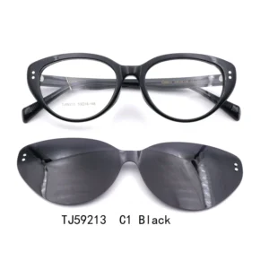 59213 Clip on Glasses 2 in 1 Magnetic Clip on (Extra Lenses Available Yellow & Red) Unisex
