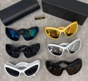 6182 Original Design Balen Plastic Futuristic Y2K Sunglasses for Women and Men