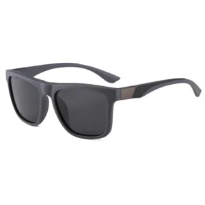 8497 TAC Lens Polarized Sunglasses High Quality Black PC Frame Blue Lenses for Outdoor Cycling Driving Fishing