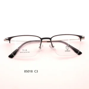 85018 CROZ Memory Metal Full-Frame Eyeglasses Fashionable All Face Shapes Lightweight & Comfortable