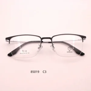 85019 Memory Metal Full Frame Eyeglasses Fashionable All Face Shapes Lightweight Comfortable