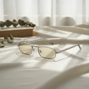 9236 Trendy High Quality Luxury Nylon UV400 Shades Custom Logo Retro Metal+Acetate Rectangle Small Frame Unisex Sunglasses