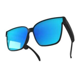 A3 Smart Glasses Polarized Sunglasses Music Player Phone Calls IPX4 Waterproof Touch Control AI Assistant for Magnetic