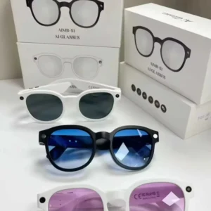 AIMB S1 Smart Sunglasses 500W Camera Chatgpt with Image Stabilization 1080p Video Recording Bluetooth Calling Music Playback