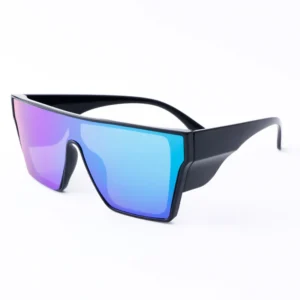 ANSI Z87 Safety Sunglasses Fashion Square Oversized Frame Fishing Safety Sports Sun Glasses for Men Women