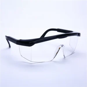 ANSI Z87.1 Safety Goggles Anti-UV Safety Glasses for Multiple Workplace With Telescopic Adjusting Legs for Optimal Fit to Face