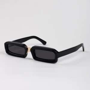 AP2413 Retro Narrow Rectangle Polarized Sunglasses Acetate Frame TAC Lenses UV400 Protection Custom Logo Lunettes Gafas